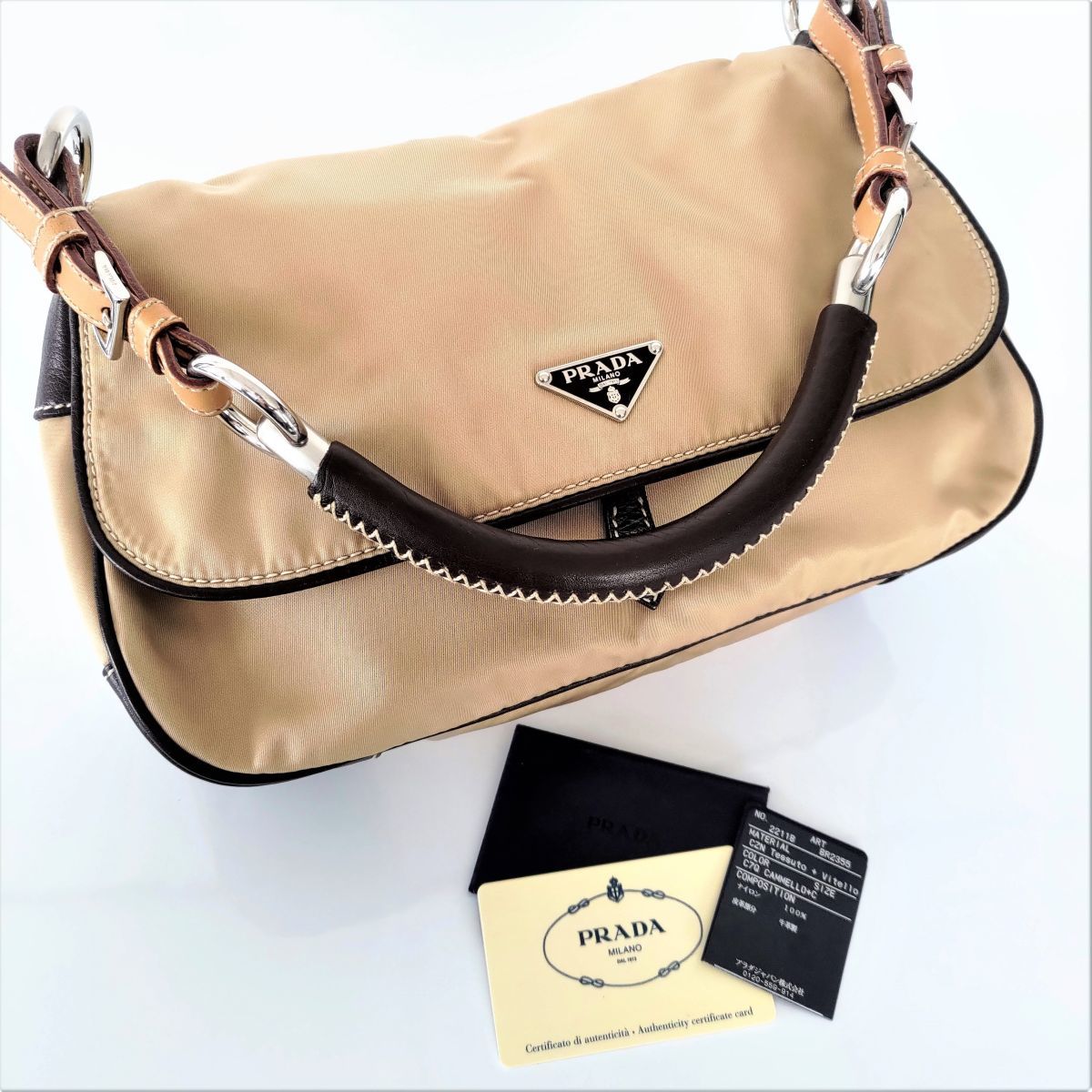 最高級 ギャラ付き】PRADA プラダ ショルダーバッグ サコッシュ 