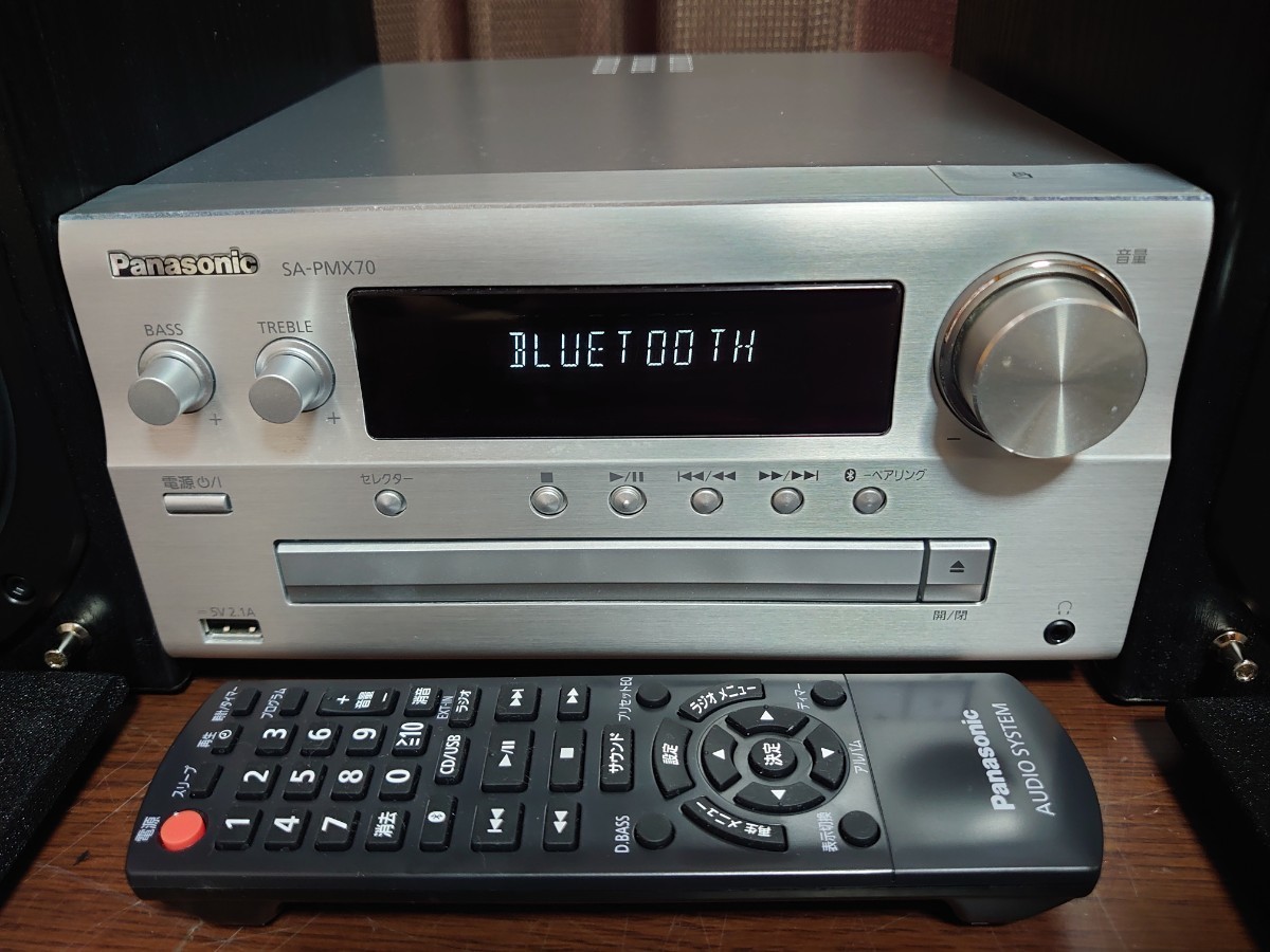 パナソニック Panasonic Bluetooth機能搭載高性能CDコンポ SC-PMX70