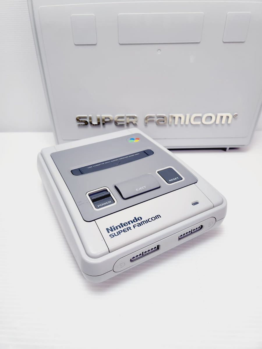 美品 動作品 Nintendo 任天堂 スーパーファミコン SUPER FAMICOM SHVC-001 コントローラー/ケース付きセット