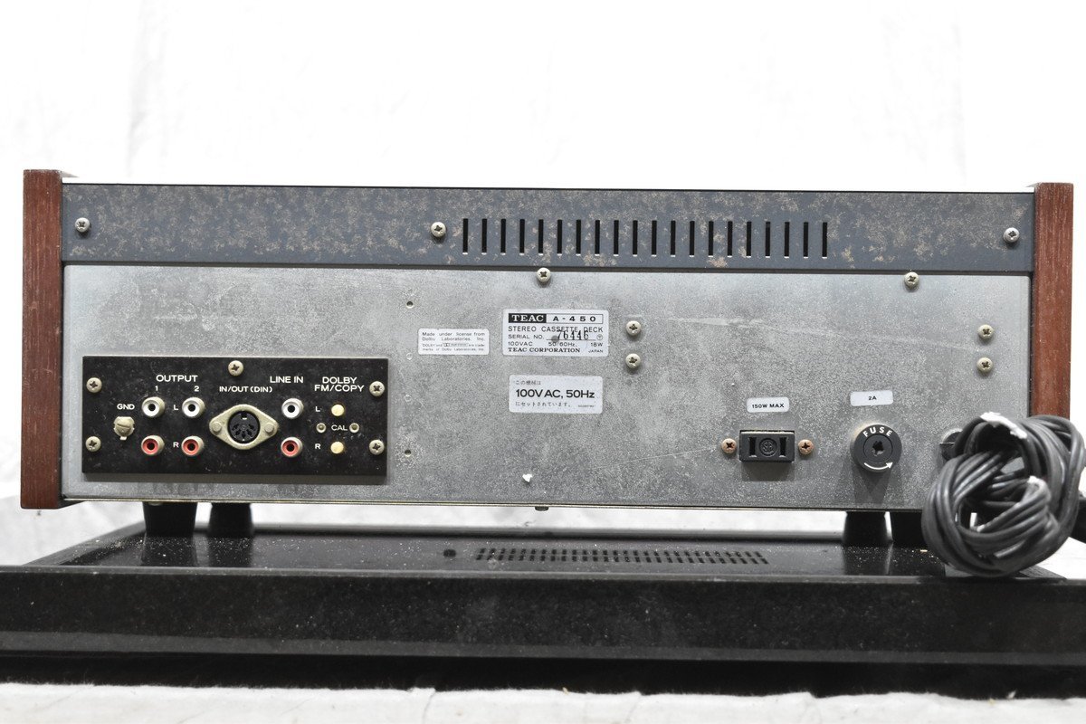 TEAC ティアック A-450 ステレオカセットデッキ オーディオ機器