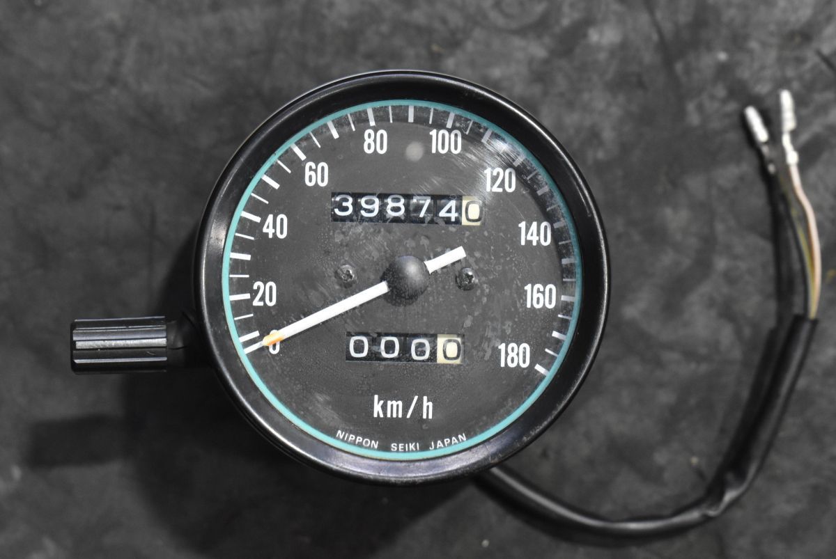 カワサキ　Z250FT メーター　室内保管品 カワサキZ250FT メーター室内保管品