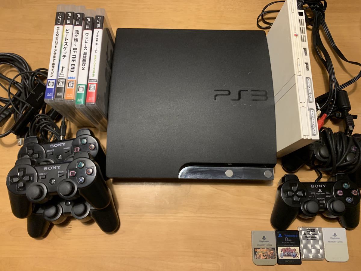 得価，最新作 PS3本体CECH2500B&PS2本体PCPH-77000 品ジャンクソフトまとめてセット(本体)｜売買されたオークション情報、yahooの商品情報をアーカイブ公開 - オークファン 本体