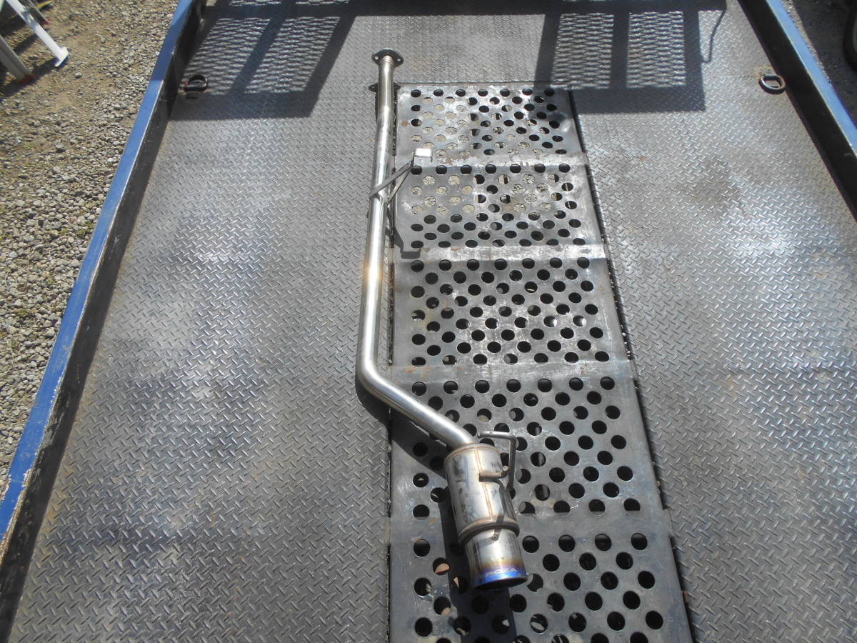 ★ ま-183 在庫処分！★ ekスポーツ用(H82W)？ Style-Bay ROZA チタンマフラー ★ リアピース 引取り限定 発送不可