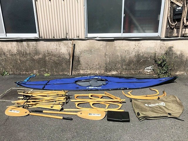 BPE75915相 NAUTIRAID ノーティレイ カヤック 組み立て式 木製フレーム 直接お渡し歓迎