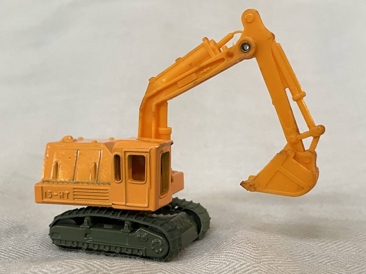 旧トミカ 黒箱 『小松 パワーショベル 15-HT 』／ トミー TOMY TOMICA