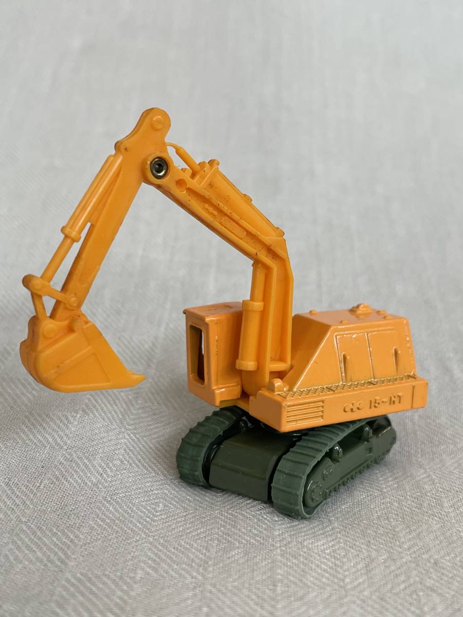 旧トミカ 黒箱 『小松 パワーショベル 15-HT 』／ トミー TOMY TOMICA