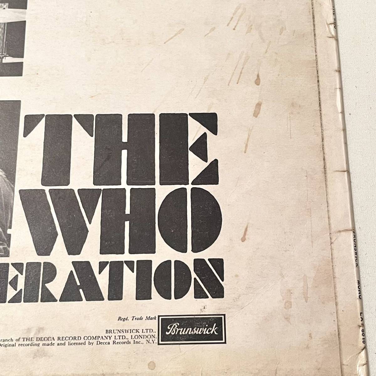 The Who  UKオリジナル　レコード Generation - My The Who Vinyl – WHO MONO UKorg LP レコード UK
