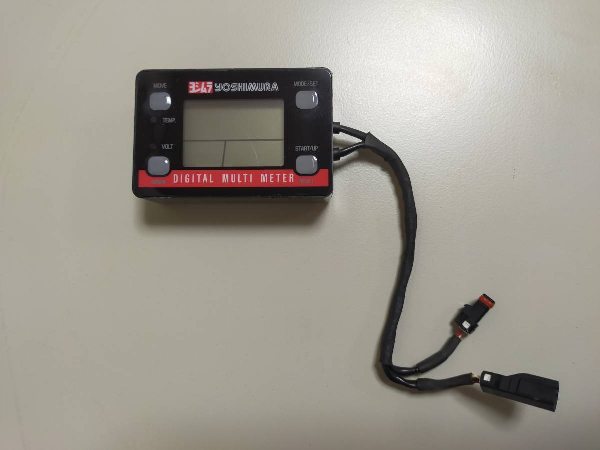 ヨシムラ デジタル マルチ テンプ メーター ステッカー付 YOSHIMURA Digital Multi Temp. Meter その２