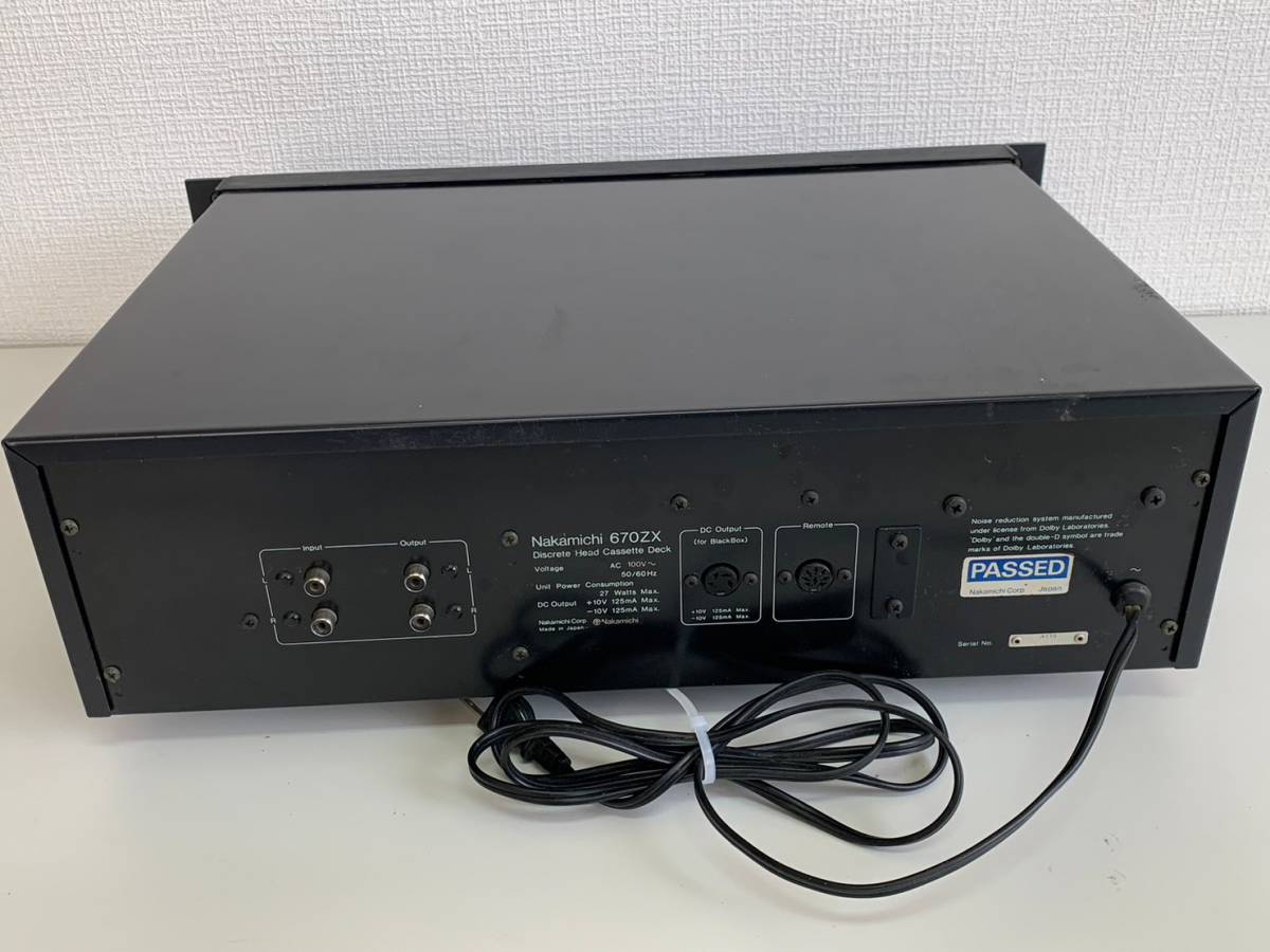 日本通販 sk3841120/Nakamichi ナカミチ 670zx カセットデッキ 中古