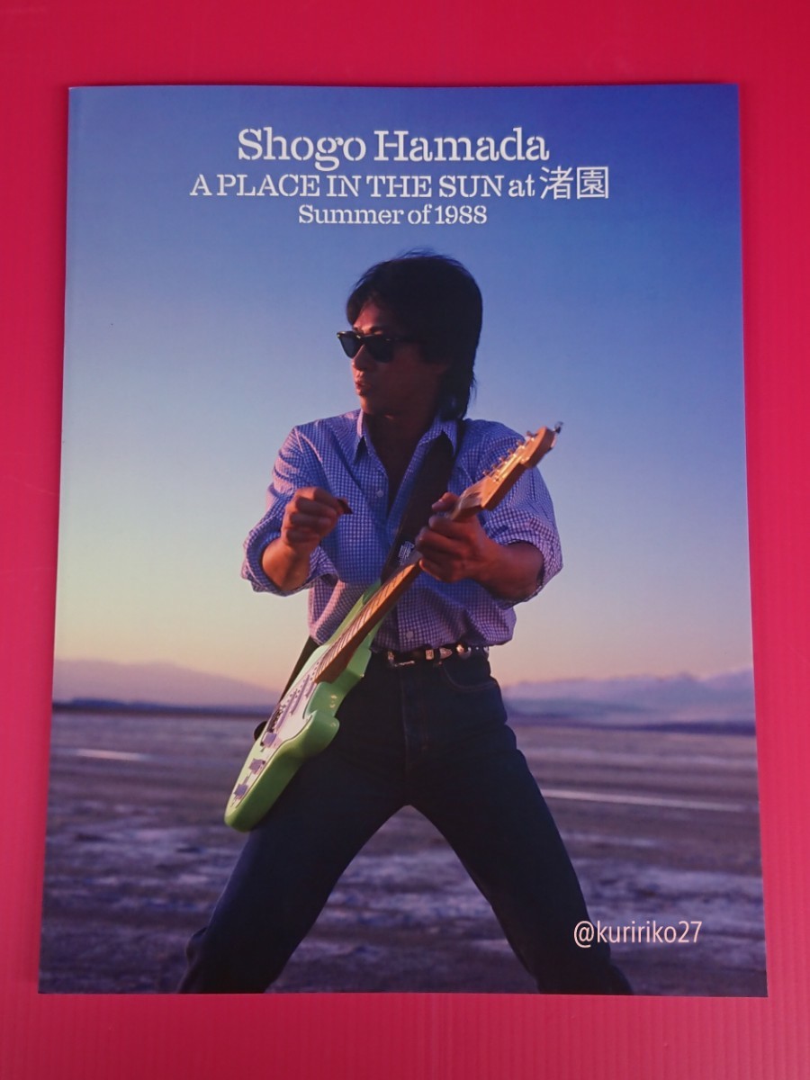 浜田省吾 A PLACE IN THE SUN映画パンフレットとクリアファイル