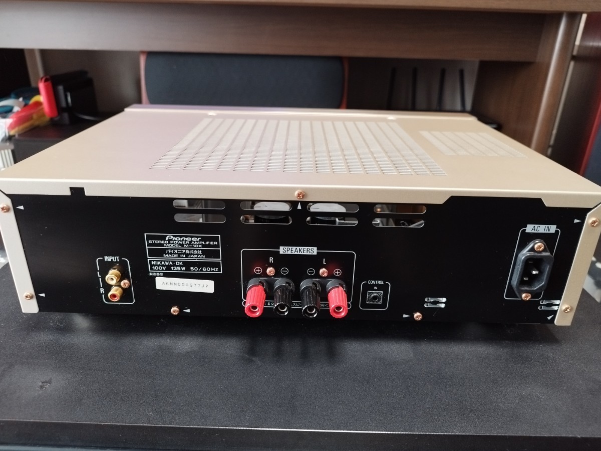 Pioneer M-10X ステレオパワーアンプ PIONEER ステレオパワーアンプ M-10X