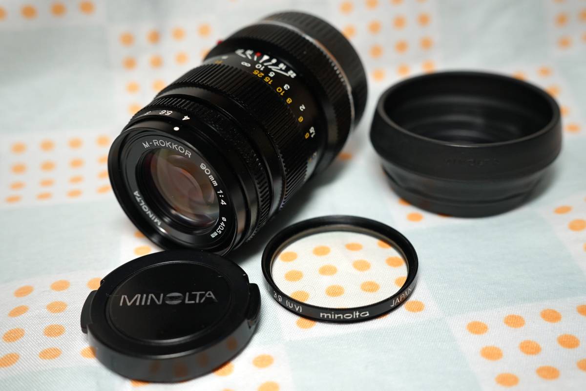 MINOLTA ミノルタ M-ROKKOR 90mm F4 ライカMマウント 実写済み