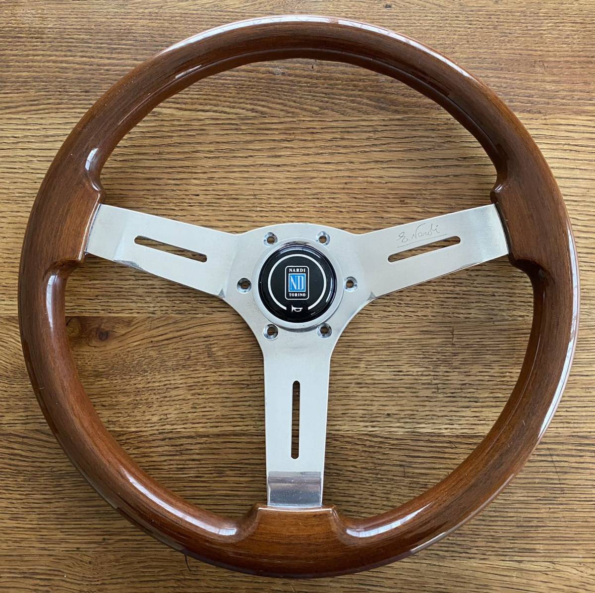 絶版 nardi ナルディ コンペティション 36.5φ ウッド ステアリング 旧