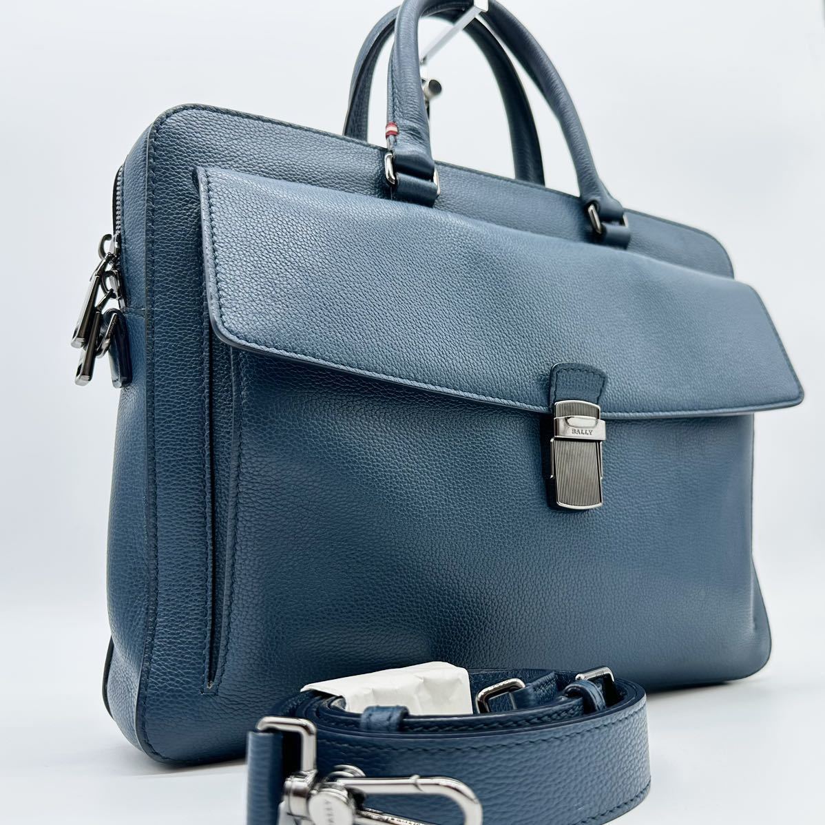 最安値，爆買い 《極美品》BALLY バリー【最高級グレインレザー】ブリーフ