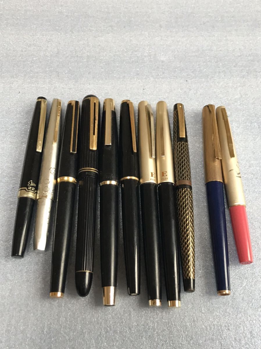 万年筆 プラチナ万年筆 14K 14kの通販 筆記用具 PILOTパイロット 5点お
