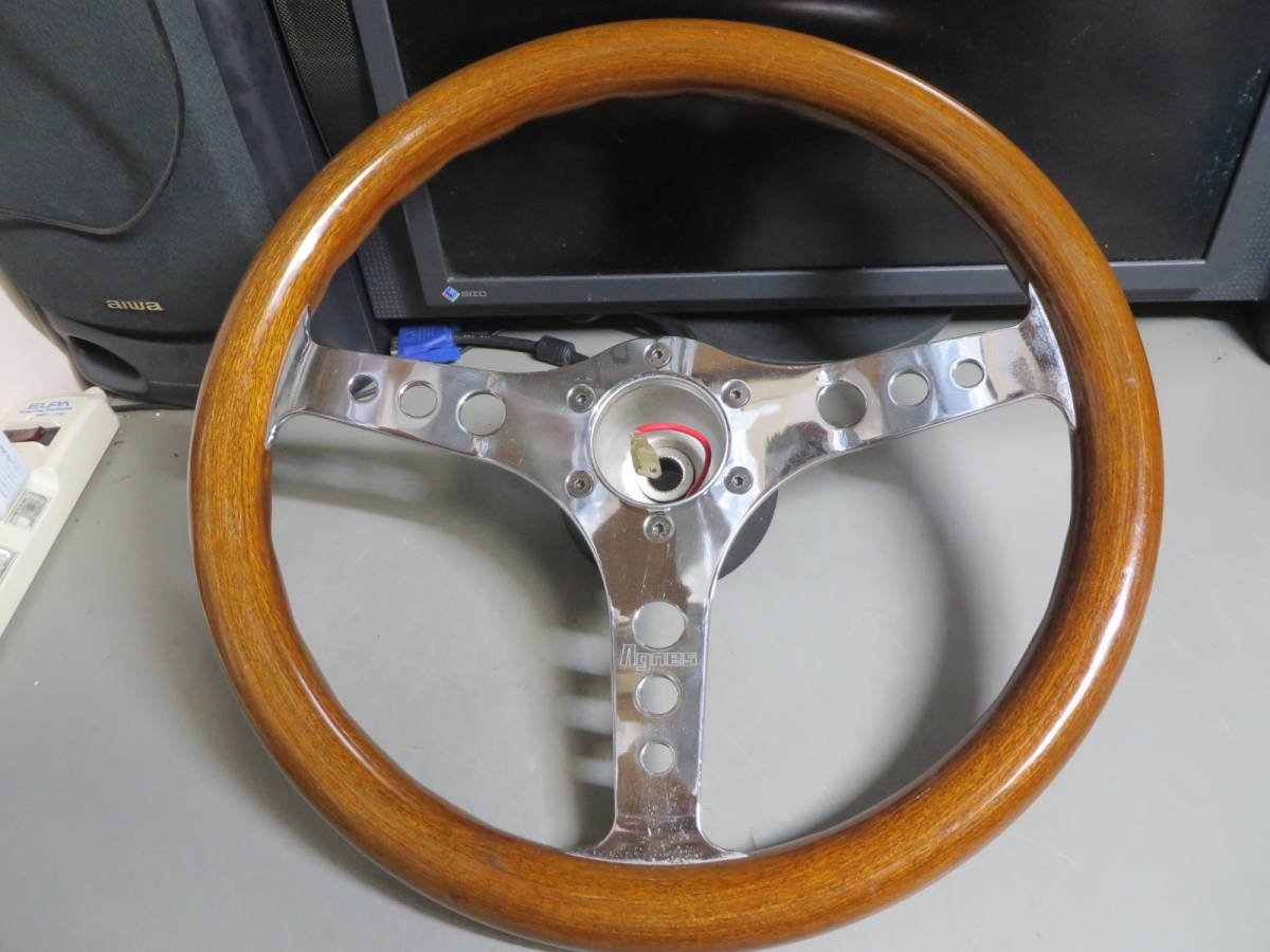 新品，最新作 旧車に Agnes ウッドステアリング &phi;360(ステアリング)｜売買されたオークション情報、yahooの商品情報をアーカイブ公開 - オークファン その他