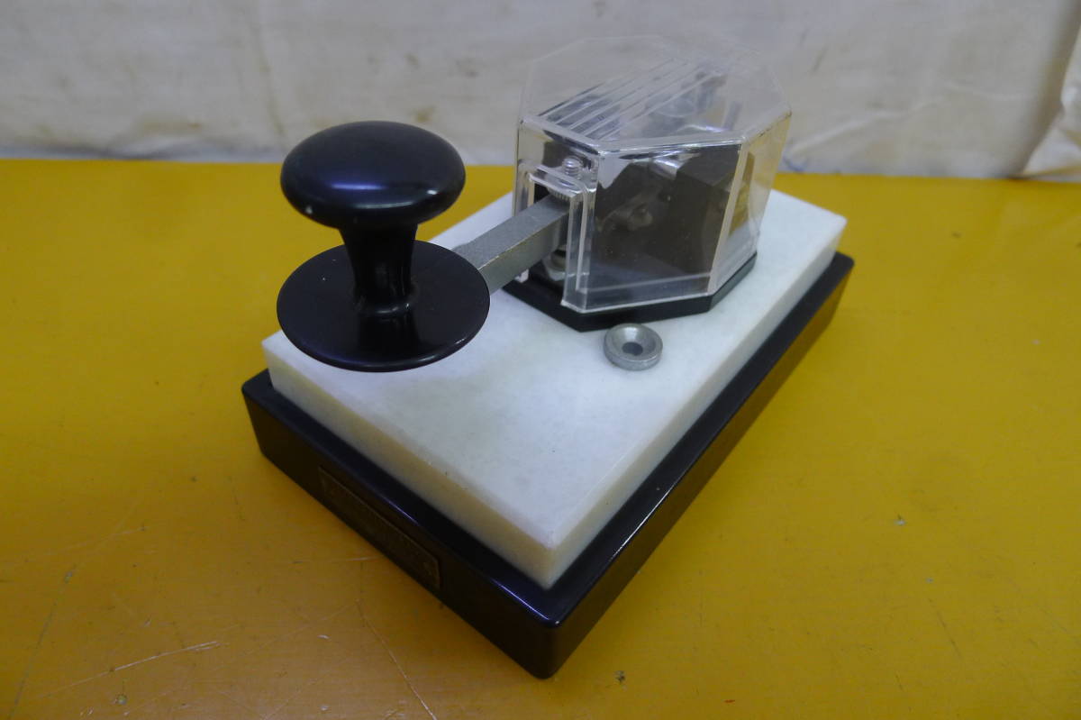 DD675 HIMOUND ハイモンド 電健モールス信号 HK-1Z TELEGRAPH KEY 縦振り ストレートキー 動作未確認 現状品 ジャンク扱/60