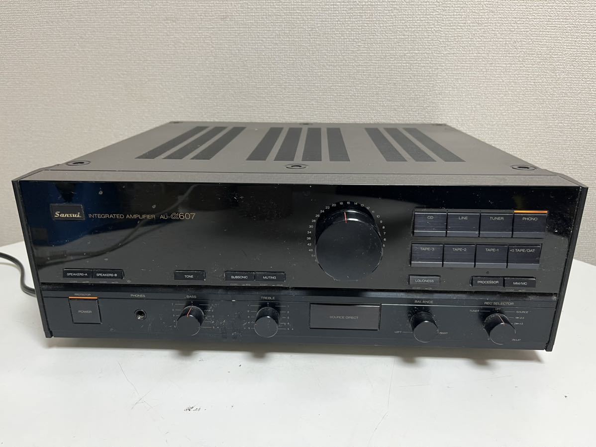 SANSUI/サンスイ プリメインアンプ AU-α607 通電確認済み SANSUI