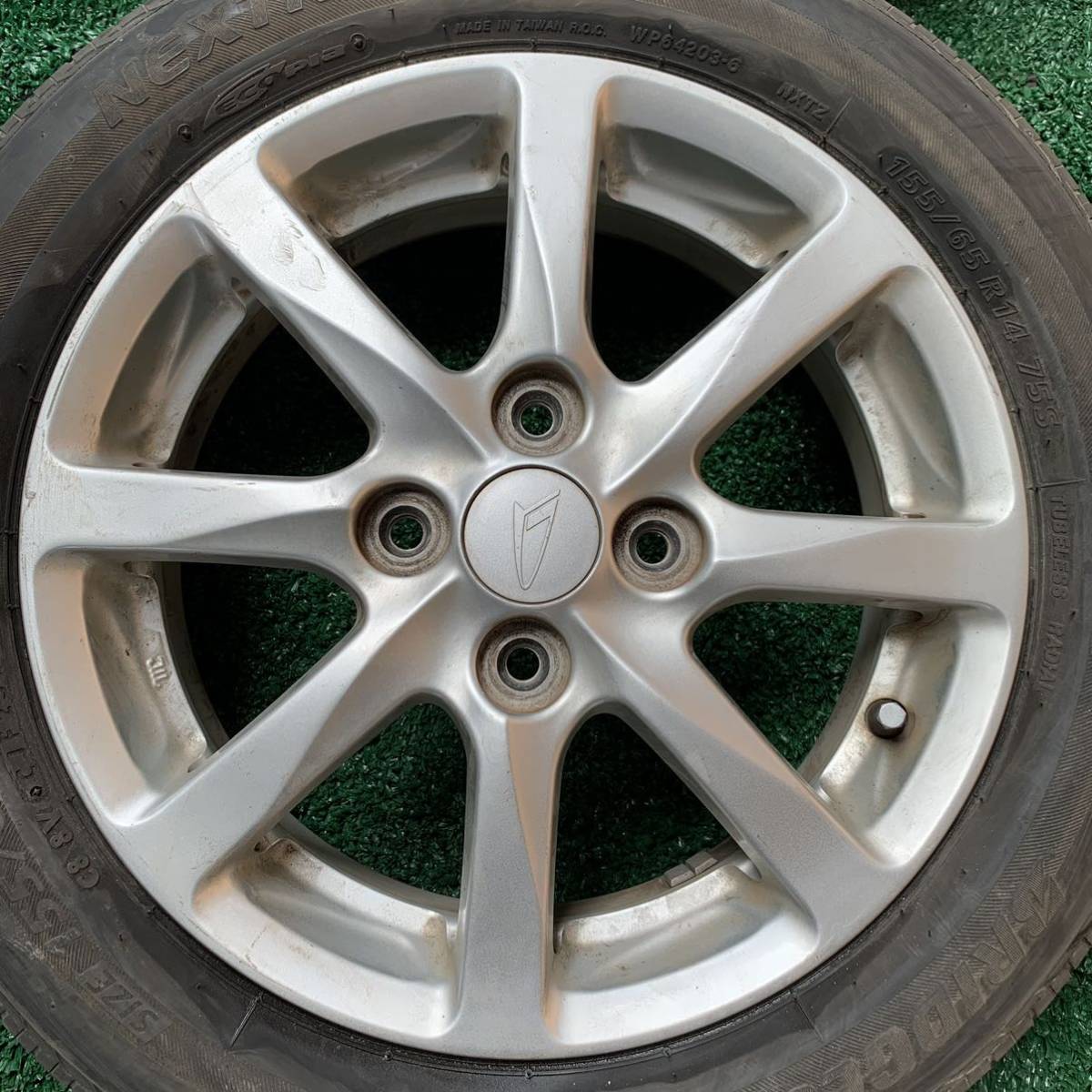 8〜9分山】155/65R14 ブリヂストン NEXTRY Ecopla サマータイヤ