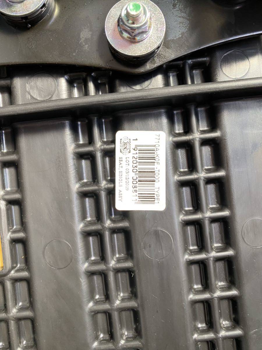 モンキー125 純正シート 新車取り外し 【公式通販】