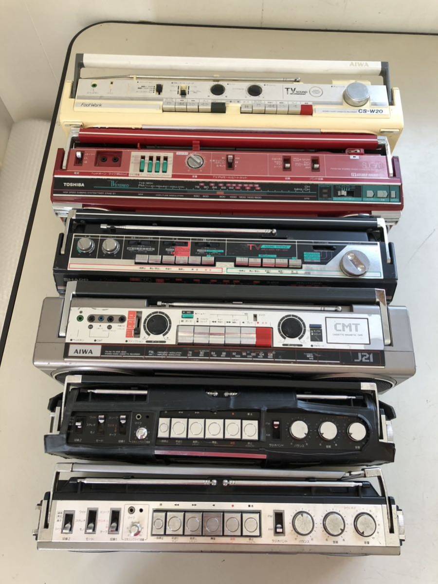 AIWA Stereo Cassette Recorder SANYO ラジカセ アイワ nn0202 ラジオ