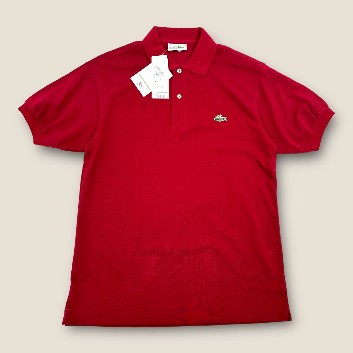 タグ付◇ビンテージ!! 70s 80s◇CHEMISE LACOSTE ラコステ 文字ワニ 