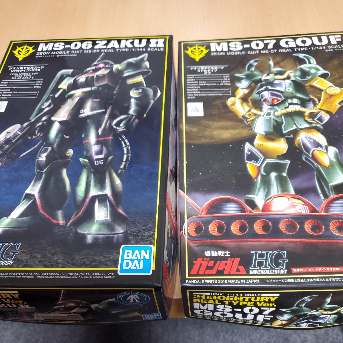 ガンダムベース限定 HGザクII グフ 21century realtype 未組立 リアル 