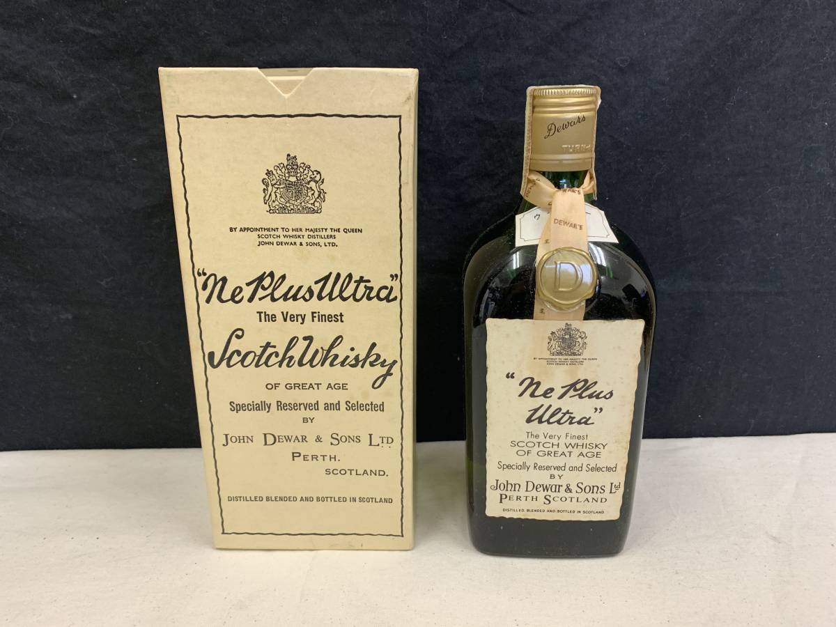 デュワーズ ネ・プラス・ウルトラ スコッチウイスキー 750ml 未開栓 ☆古酒☆Dewar's デュワーズ Ne Plus Ultra ネ プラス ウルトラ