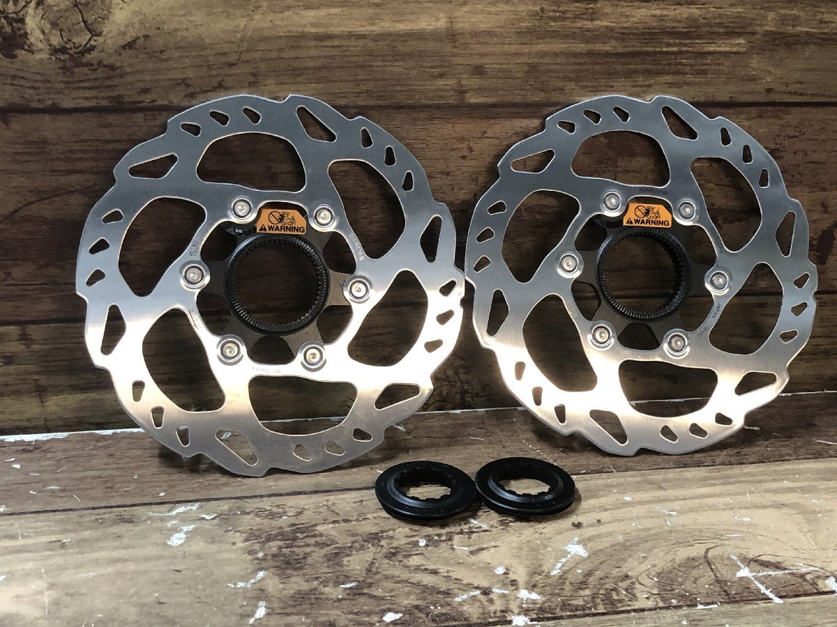 GU607 シマノ SHIMANO SM-RT70-S ディスクローター２枚セット Φ160 センターロック 未使用
