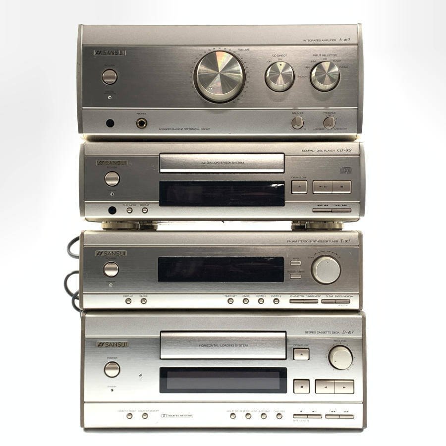 サンスイ A-α9 ⁄ CD-α9 Sansui SANSUI CD - 山水 ゴールド プリメイン