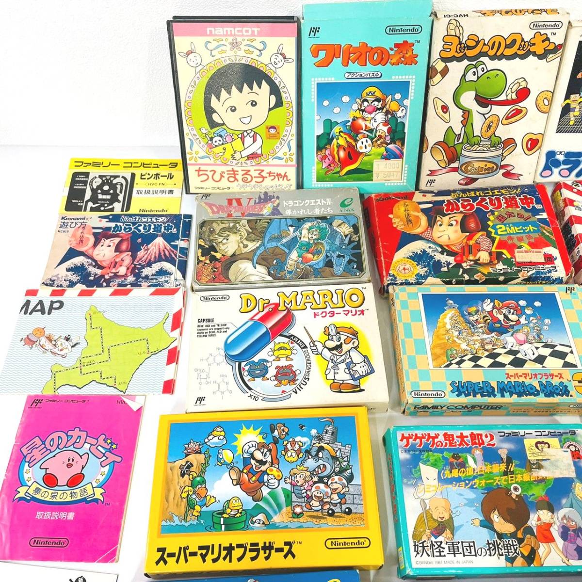 63【大量！61本セット！】FC ファミコン ソフト カセット まとめ  