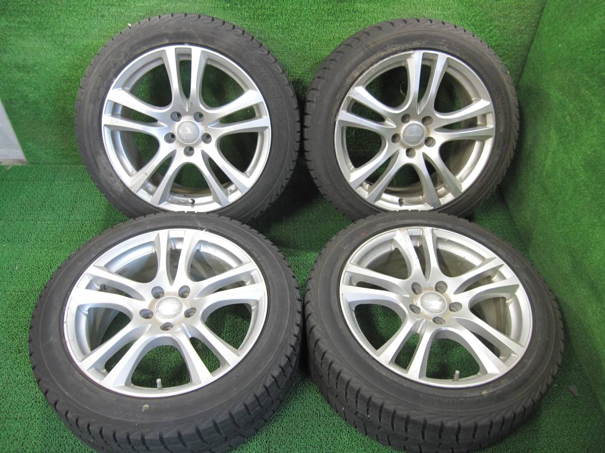 マナレイ スポーツ ユーロスピード EuroSpeed 18x8J OFF45 PCD114.3 5H タイヤ付 225/50R18 売切!!