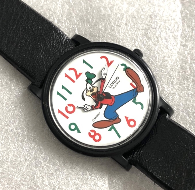 SEIKO LORUS コラボ Disney グーフィー 両腕 時分針 ウォッチ Goofy