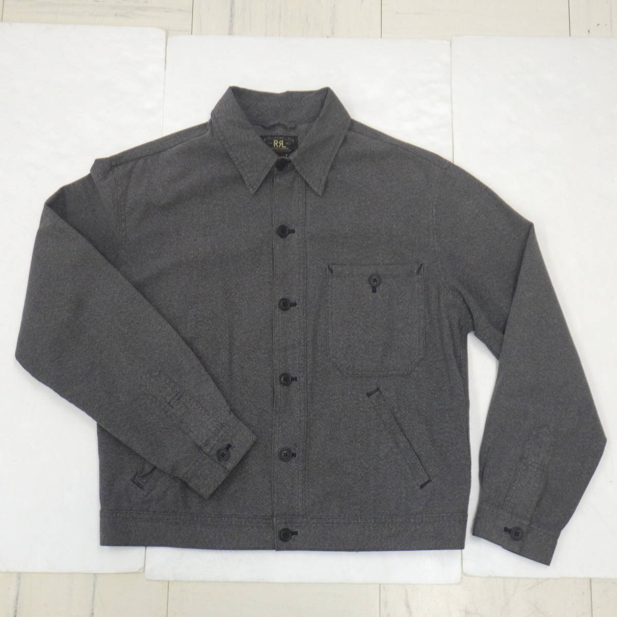 RRL ゴマ塩 ワークジャケット Lサイズ 長袖 メンズ オールドダブル 