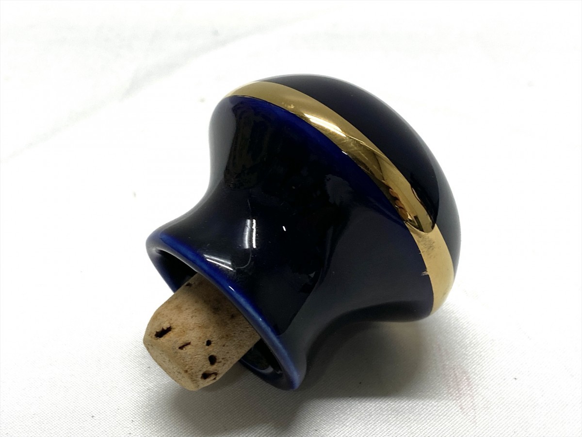 飲料・酒 Otardオタール EXTRAエクストラ 陶器ボトル 青