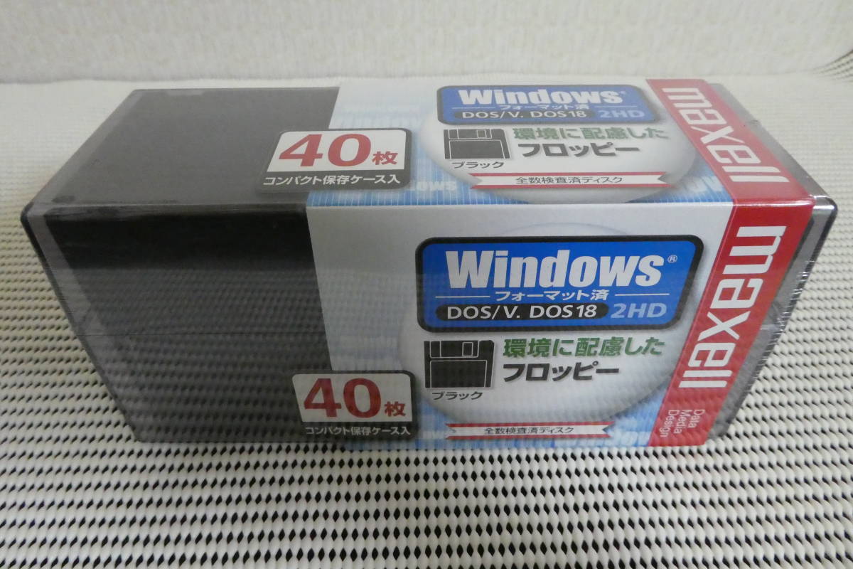 maxell MFHD18.D40P 3.5型フロッピーディスク 2HD 40枚パック