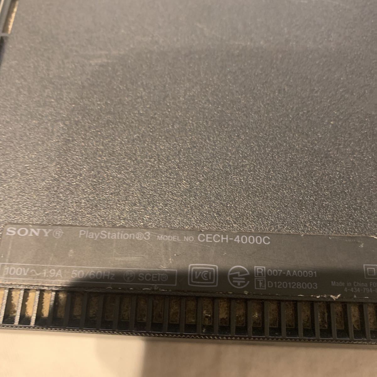 ジャンク PS3 CECH-4000C 本体のみ SONY プレステ3 10531005 PS3 CECH