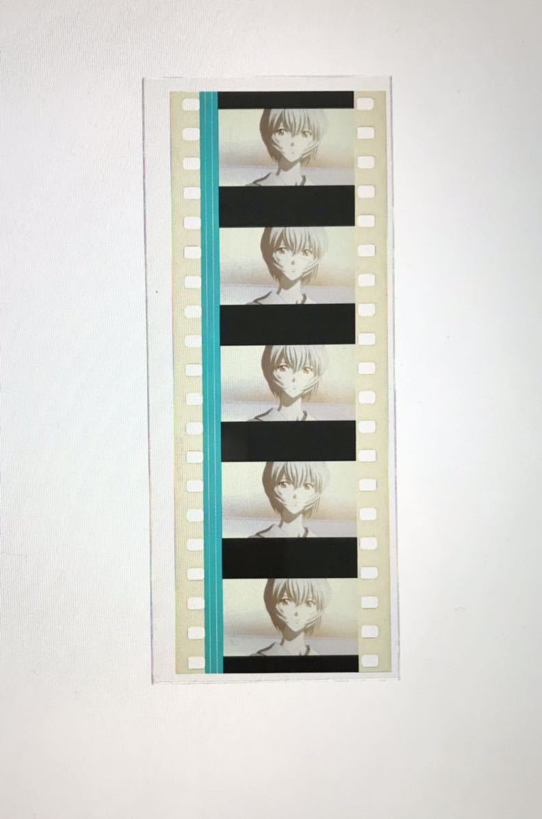 エヴァンゲリオン 35mmフィルム５コマ 綾波レイ 庵野秀明 林原めぐみ 送料込 エヴァンゲリオン 35mm映画フィルム 連続5コマ 綾波レイ アスカ