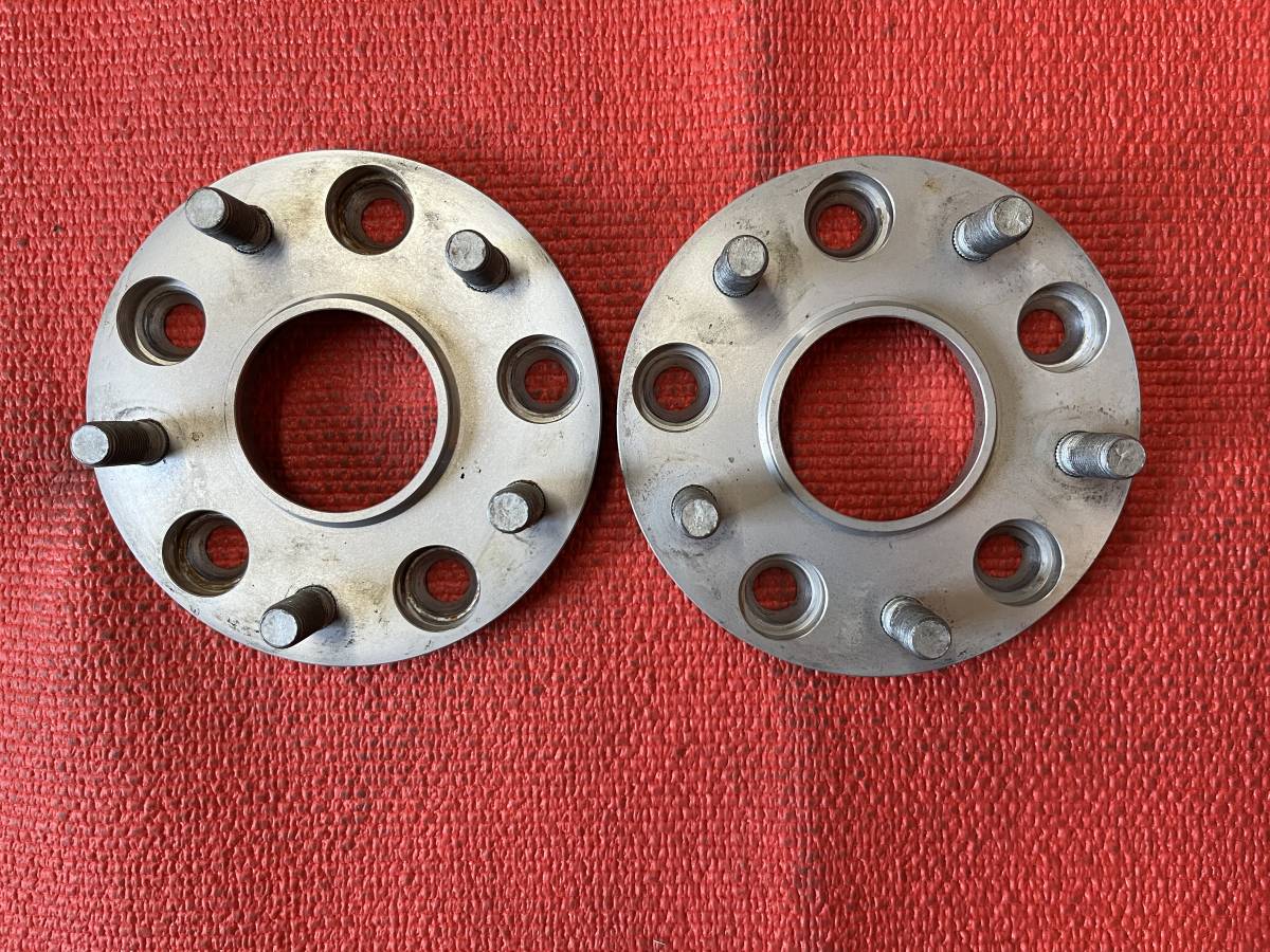 送料無料　MANSORY　マンソリー　ワイドトレッドスペーサー　17mm　5穴　ハブ径71.5　PCD130　2枚セット　中古　ポルシェ　パナメーラ等