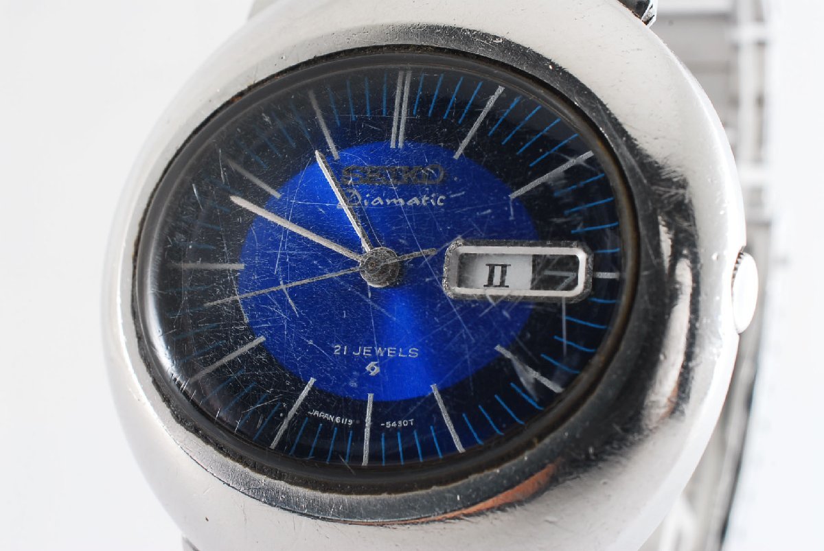 稼働品 セイコー ディア マティック デイデイト 自動巻き 6119-5410 メンズ 腕時計 SEIKO