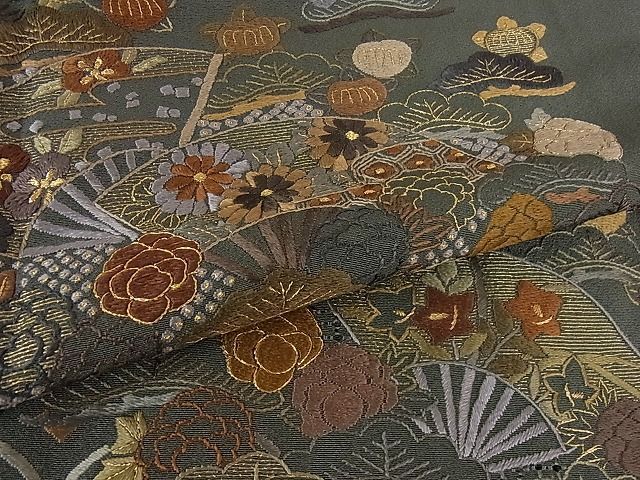 花美人□極上 中国三大刺繍 スワトウ刺繍 汕頭刺繍 総刺繍 訪問着