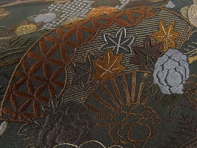 花美人□極上 中国三大刺繍 スワトウ刺繍 汕頭刺繍 総刺繍 訪問着