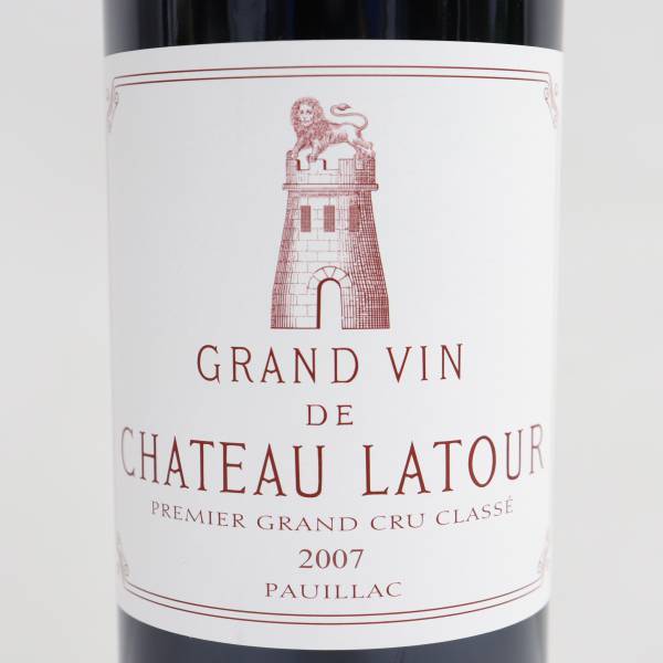 定番人気，限定SALE】 CHATEAU LATOUR（シャトー ラトゥール）2007 13