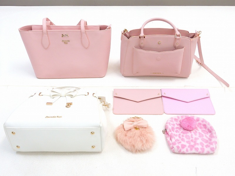 2305-0008●宝市/サマンサベガ/リズリサ他/ハンドバッグ/ショルダーバッグ/トートバッグ等/7点組/2way含/まとめて(梱包サイズ120)