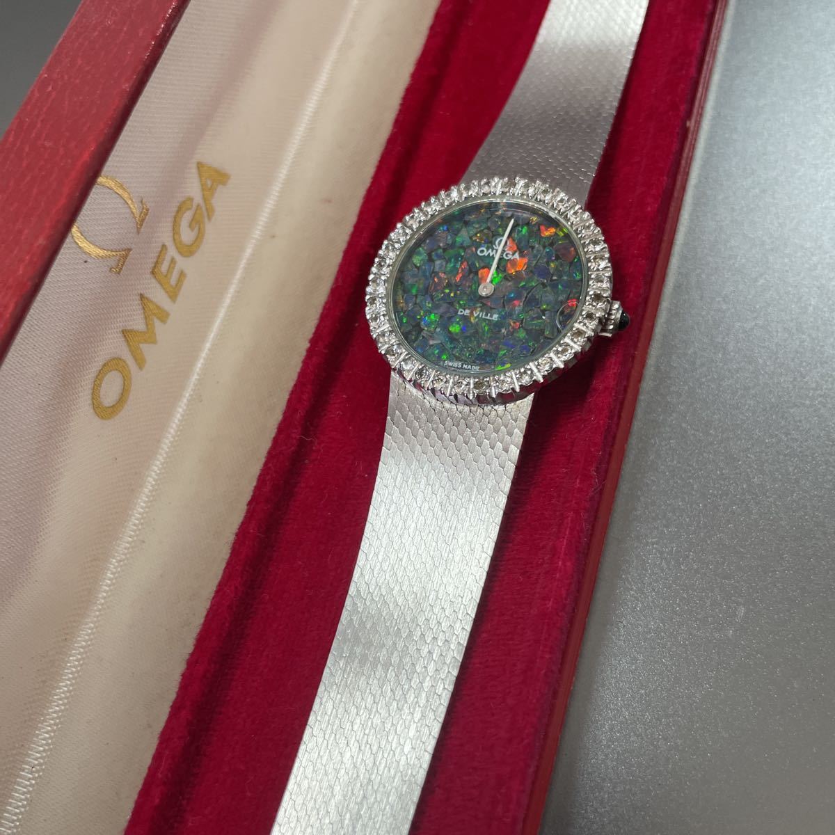 オメガ OMEGA De Ville デビル ダイヤ 自動巻き ヴィンテージ 腕時計 レディース