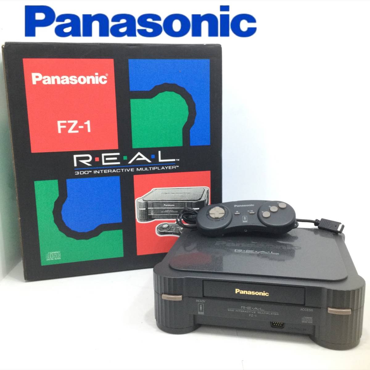 【美品】希少 パナソニック 3DO INTERACTIVE MULTIPLAER REAL FZー1レア レトロ ゲーム マニア向け 動作確認済み Panasonic 【H 251】