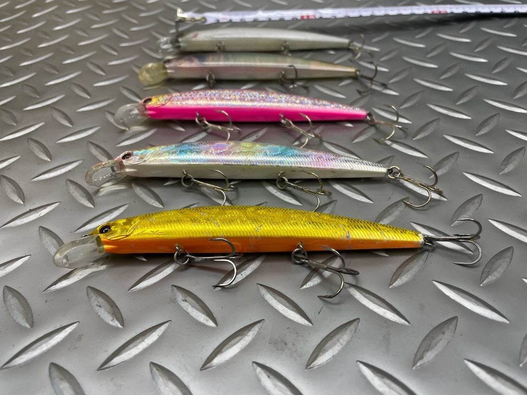 中古ルアーセット □未使用と中古ルアーセット5 OSP ルドラ130 F×1 SFスペック2×1