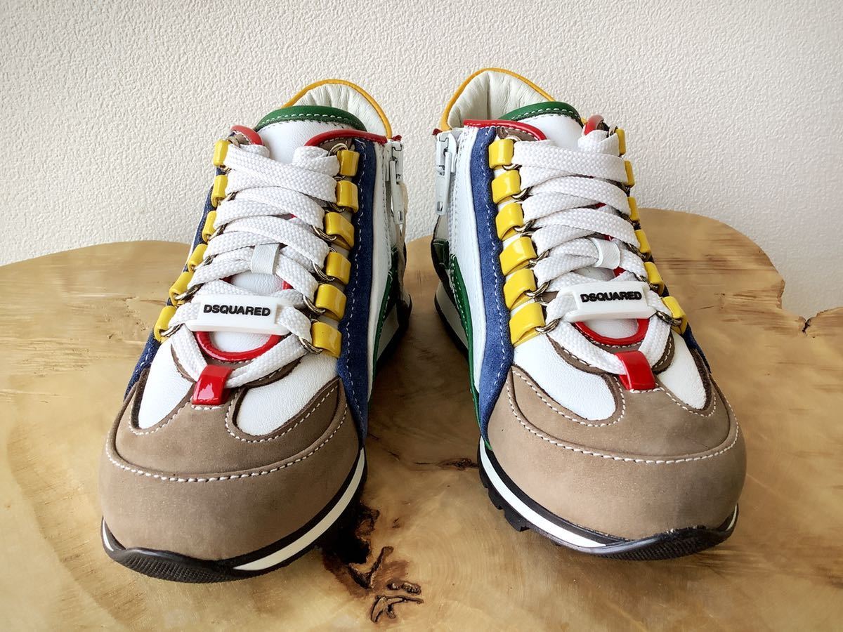 DSQUARED2 レザーハイカットスニーカー （DSQUARED2 - DSQUARED2 