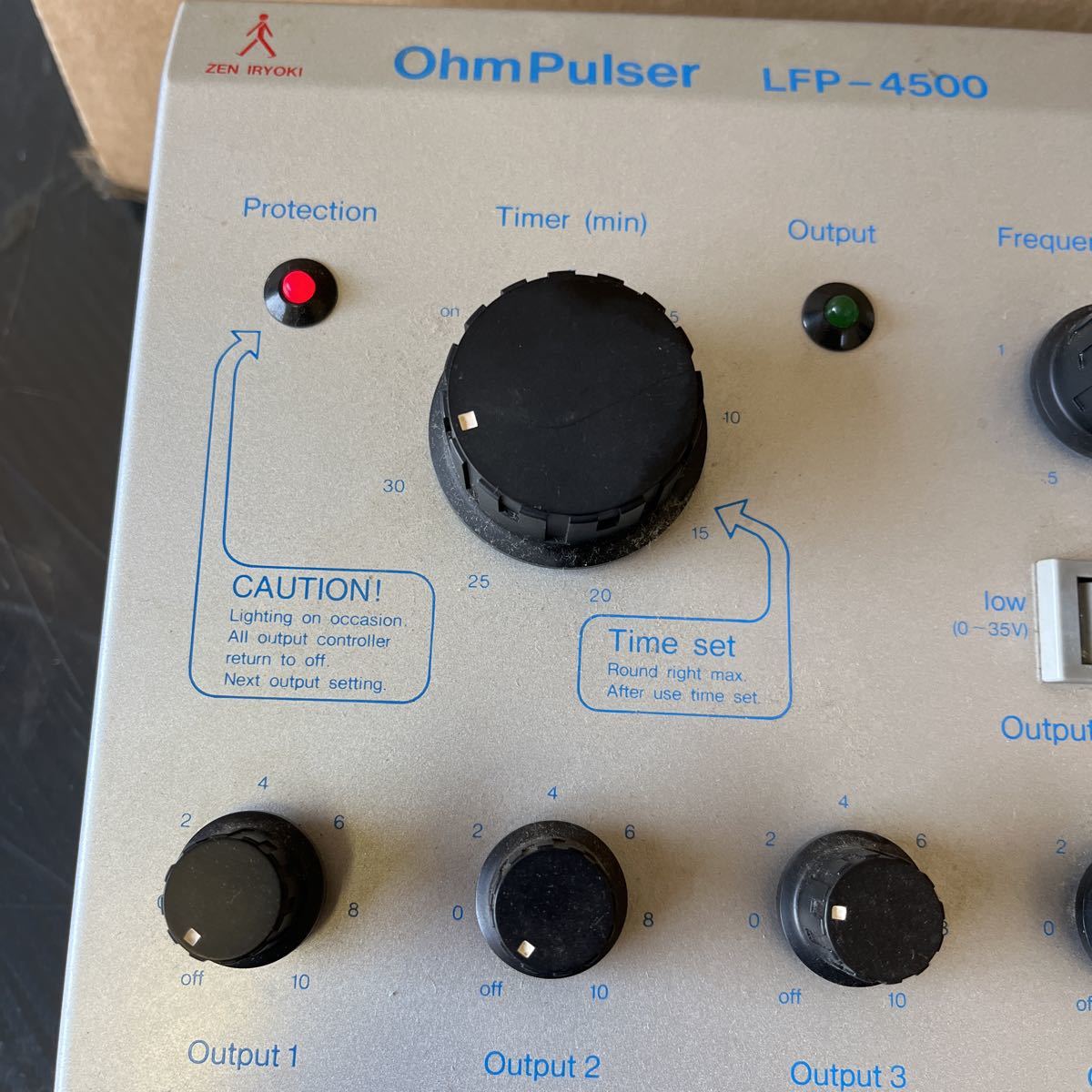 全医療器 オームパルサー LFP-4500 針電極低周波治療器 通電OK ワニ