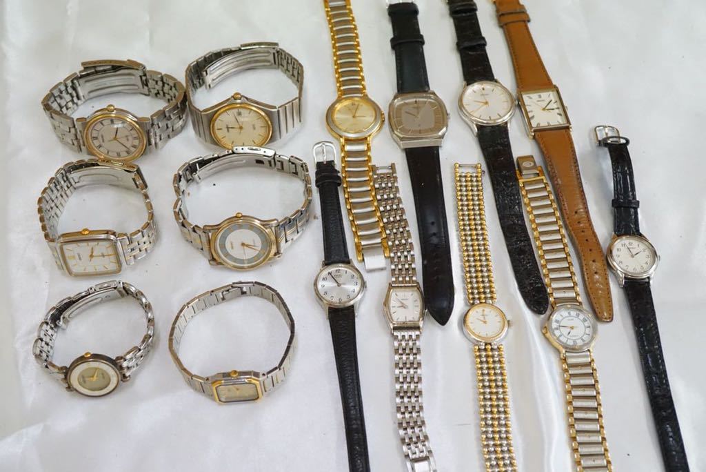 F205 SEIKO/セイコー 腕時計 15点セット ブランド アクセサリー メンズ用 レディース用 大量 まとめて おまとめ まとめ売り 不動品
